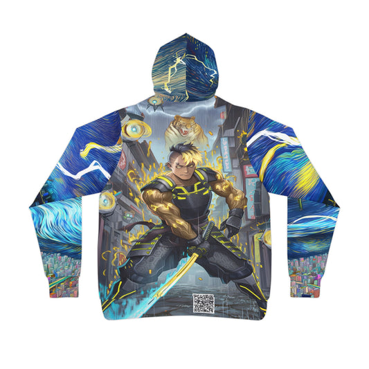 Cyber Samurai Hoodie - Raikan Season 2 Drop 1 - Void Fracture × Van Gogh QR Collectible