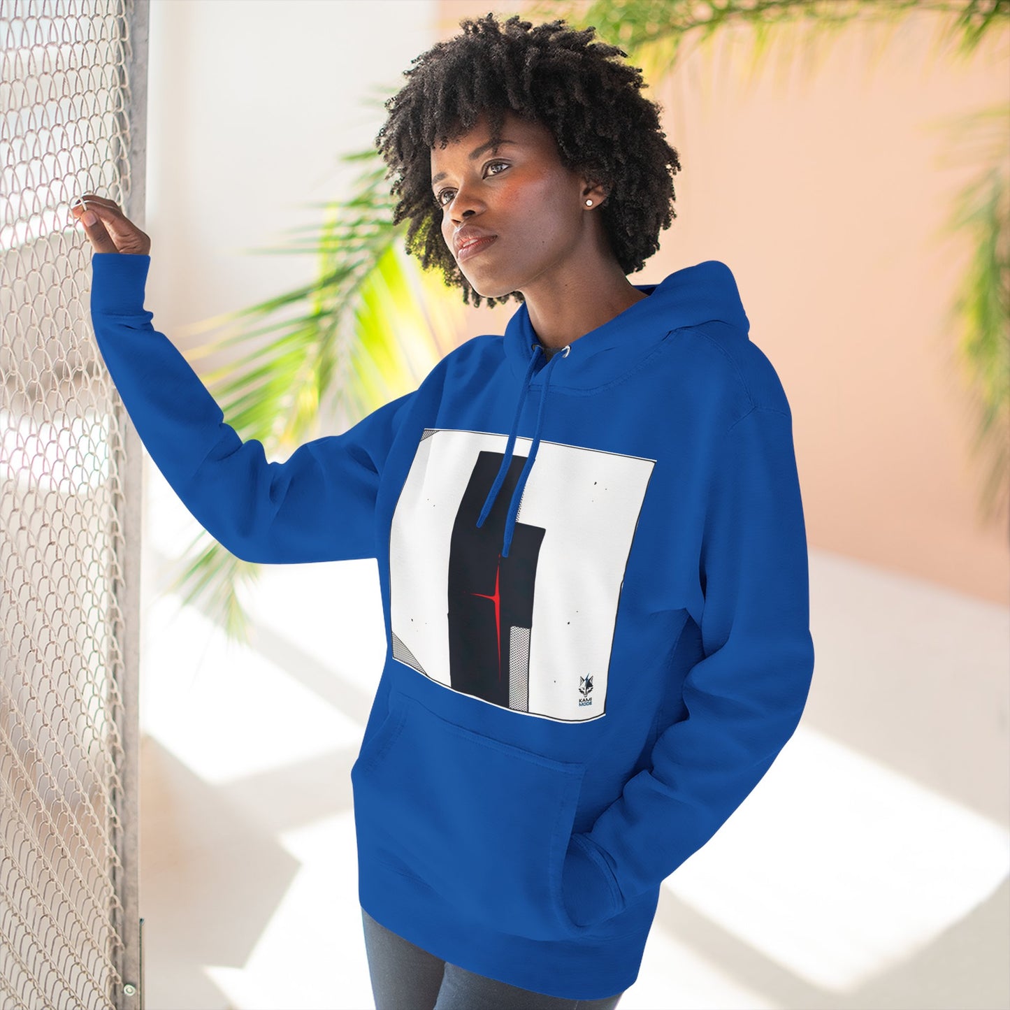 Void Rift Hoodie — Minimalist Statement Edition (Royal Blue)