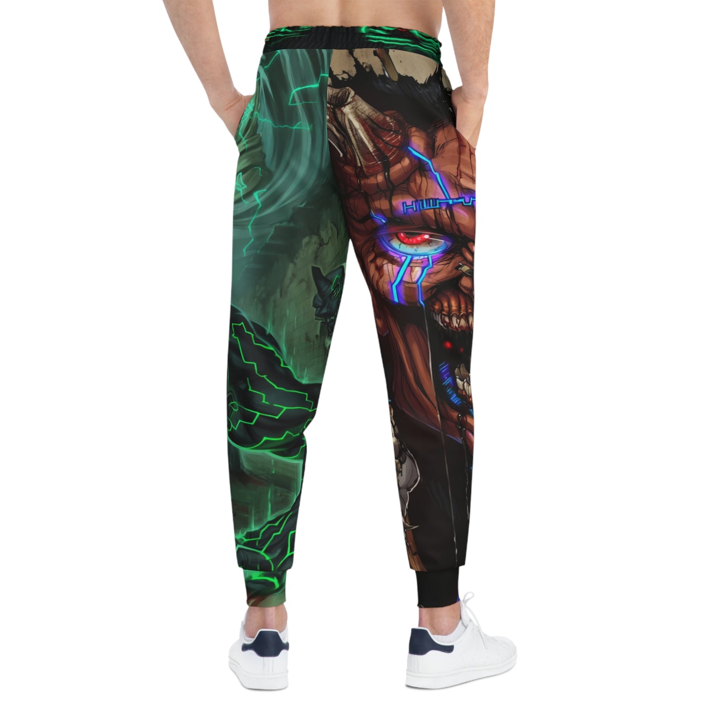 Oni Blood Curse Joggers - Anime Streetwear QR Lore Drop