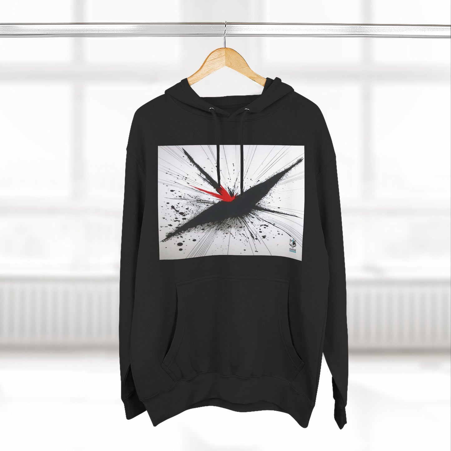 Void Fracture Hoodie — Minimal Constructs Edition (Black)