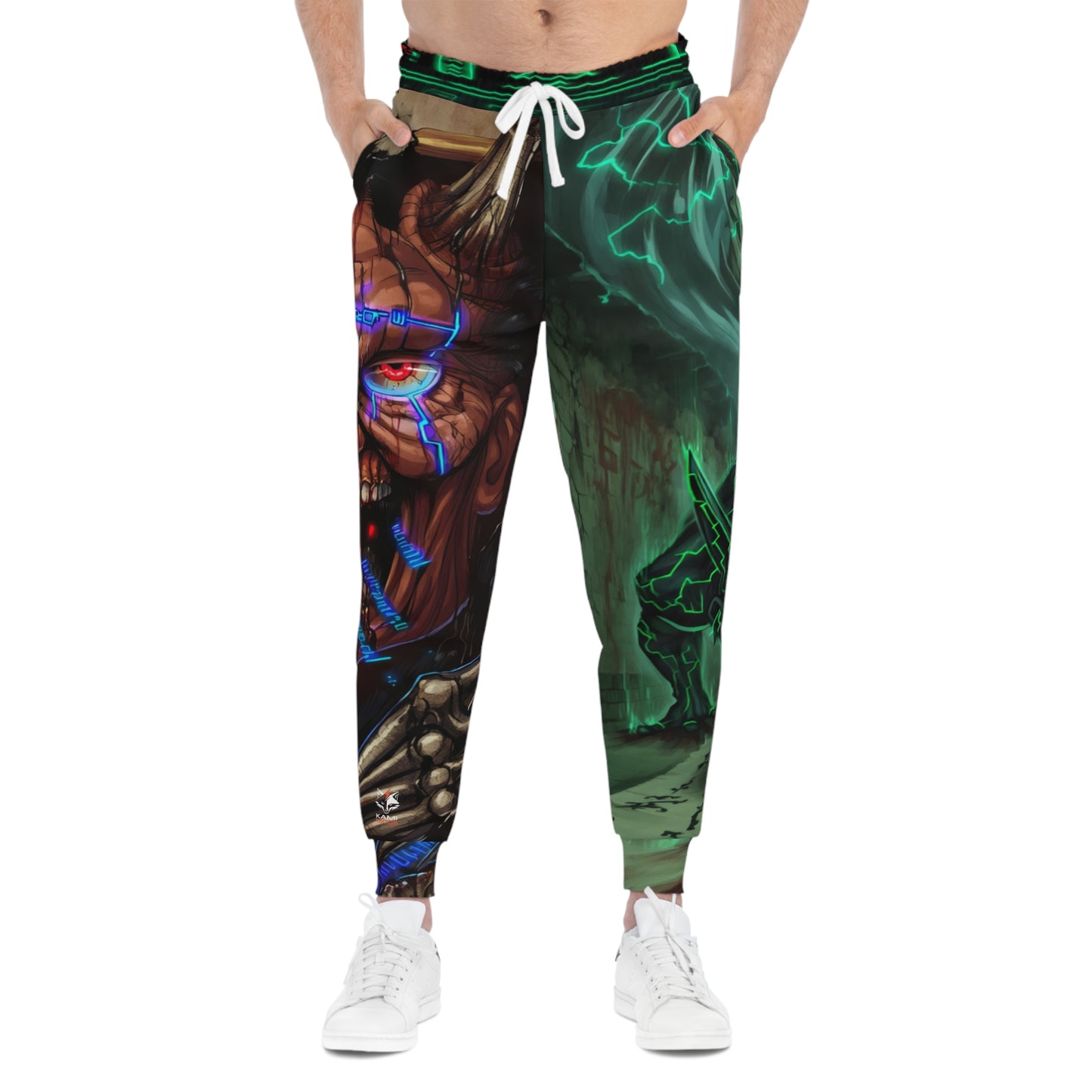 Oni Blood Curse Joggers - Anime Streetwear QR Lore Drop