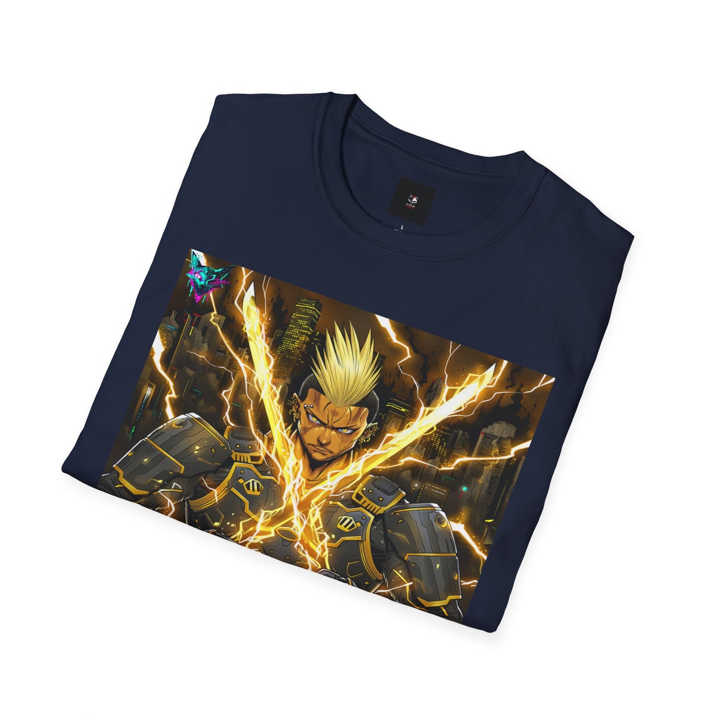 Neo-Tokyo Cyber Samurai T-Shirt - Void Fracture S1 Finale Ep.5 - Anime Cyberpunk Tee