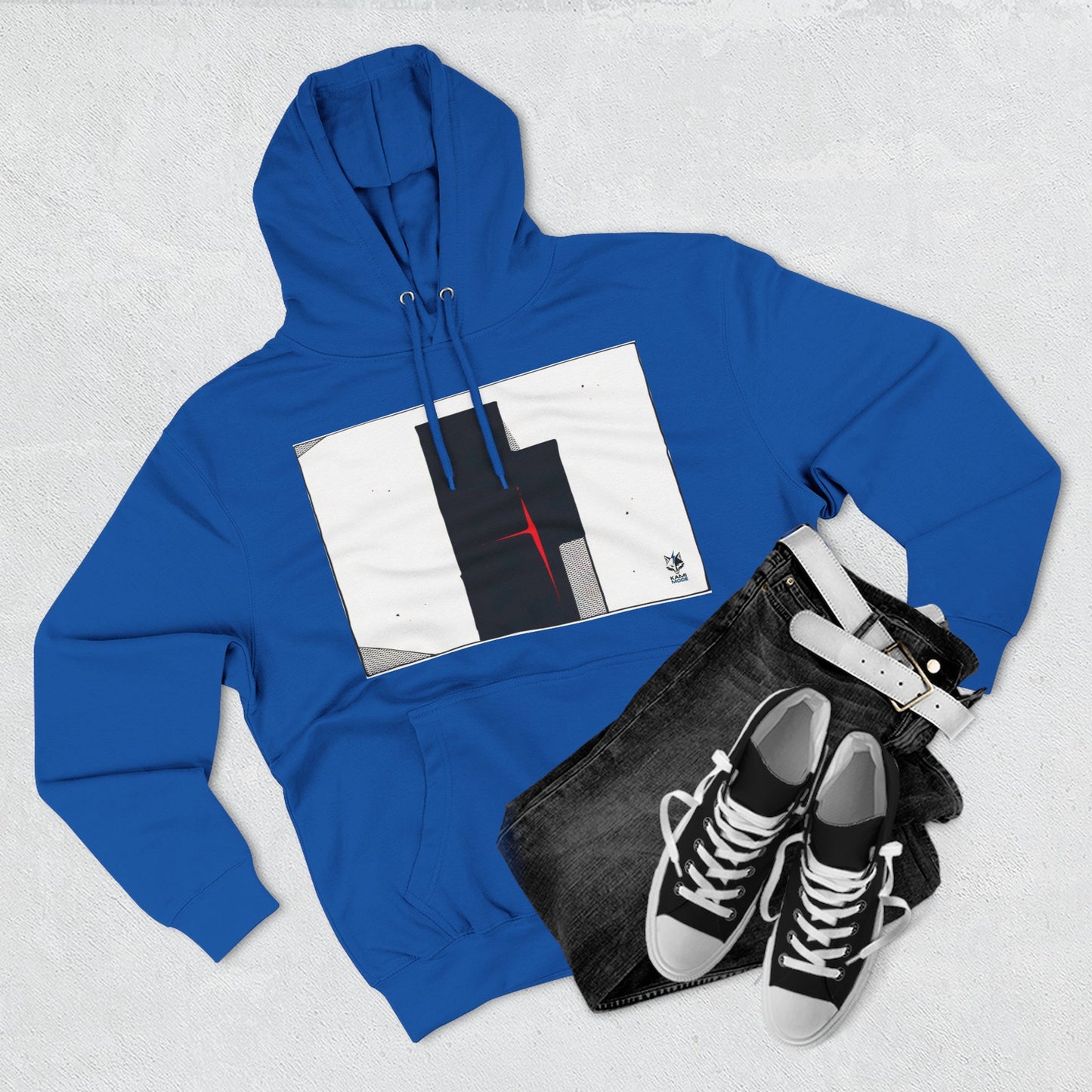 Void Rift Hoodie — Minimalist Statement Edition (Royal Blue)