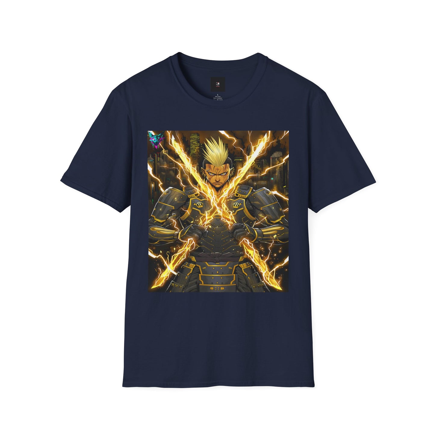Neo-Tokyo Cyber Samurai T-Shirt - Void Fracture S1 Finale Ep.5 - Anime Cyberpunk Tee