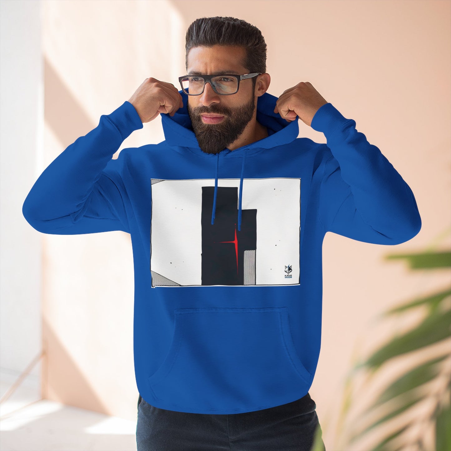 Void Rift Hoodie — Minimalist Statement Edition (Royal Blue)